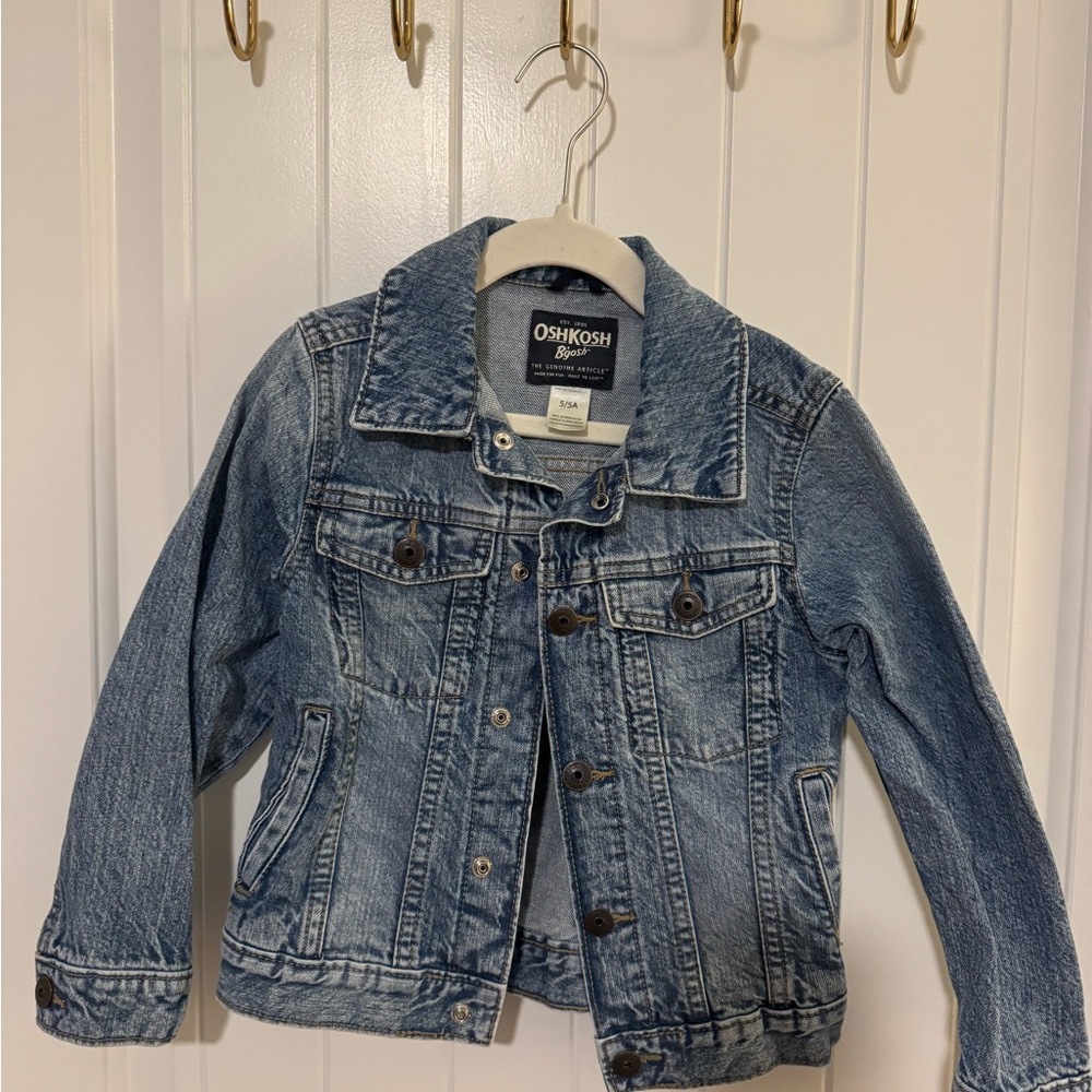 OshKosh B'gosh Kids Classic Unisex Blue Jean Jacket